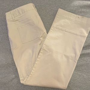 Ann Taylor Loft beige pants size 10